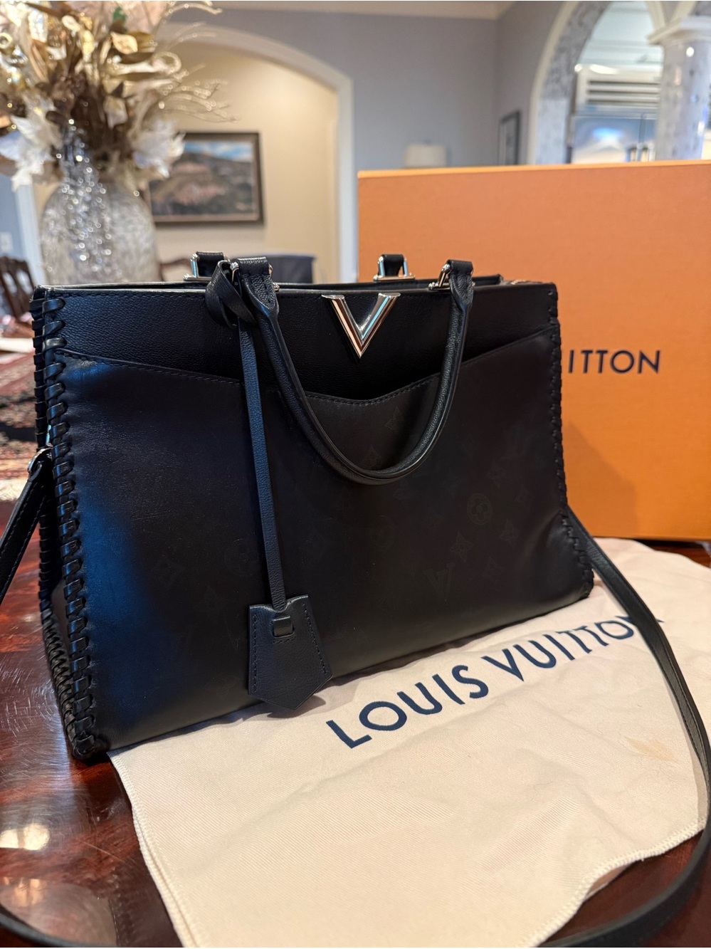 Louis Vuitton Very Zip Tote Noir